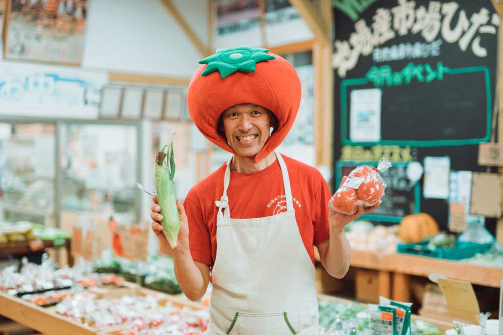 地場産市場ひだの名物店長!トマト店長インタビュー